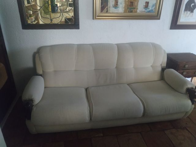 SOFA+ 2 SILLONES CHESTER CAOBA