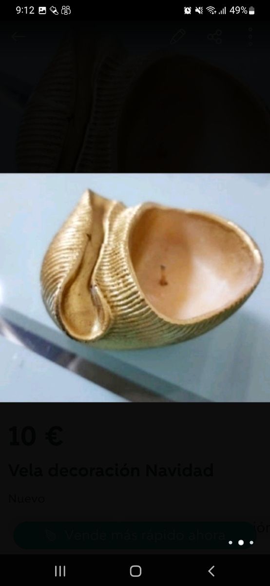 Vela navideña nueva