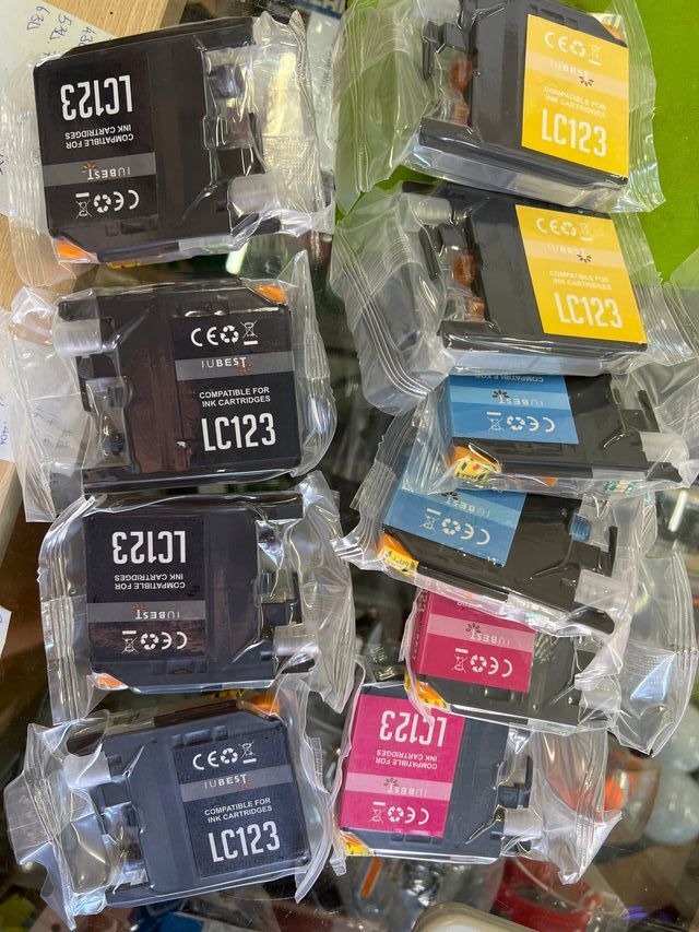 10 cartuch tinte  Brother LC-123 Cartuch