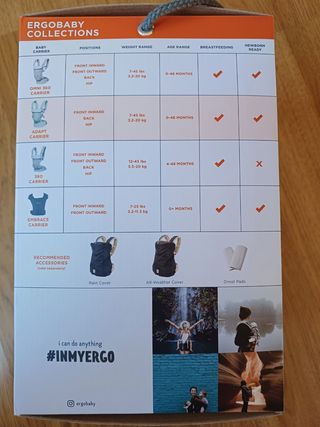 Mochila porta bebé Ergobaby