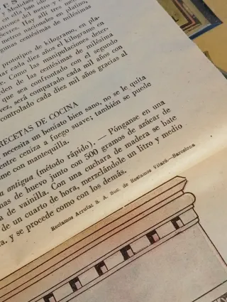 Mapa Europa chapa fotografiada 1931 calendario