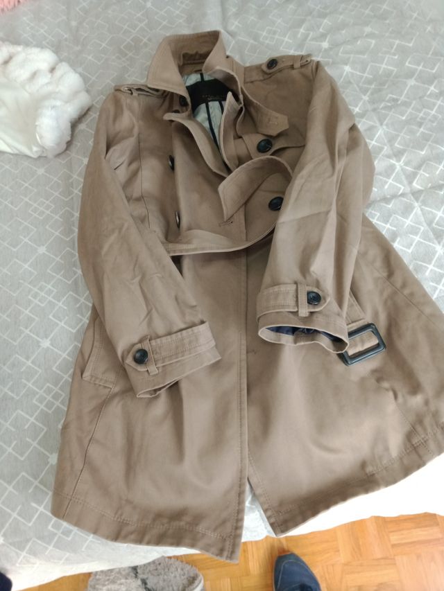 Parka color Camel Marrón Zara sin usar Talla M 38