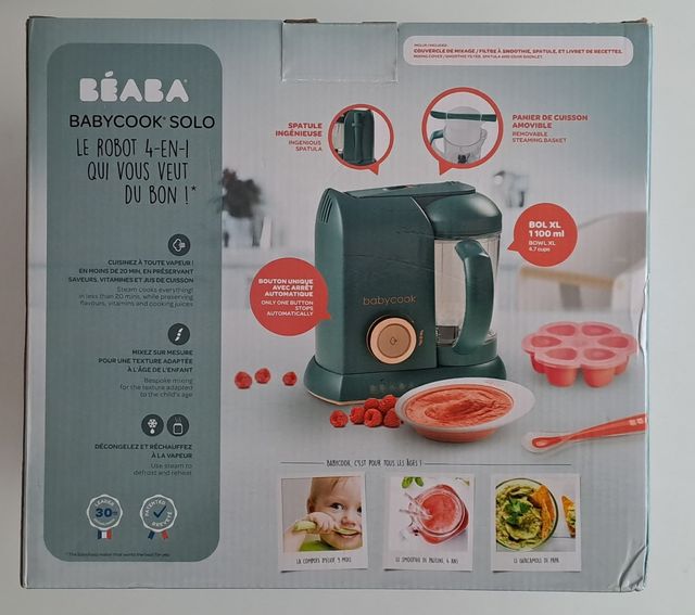 Robot de cocina Babycook Solo pine green, Béaba