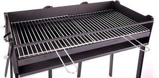 Barbacoa de leña de 80cm de largo y 40cm de ancho
