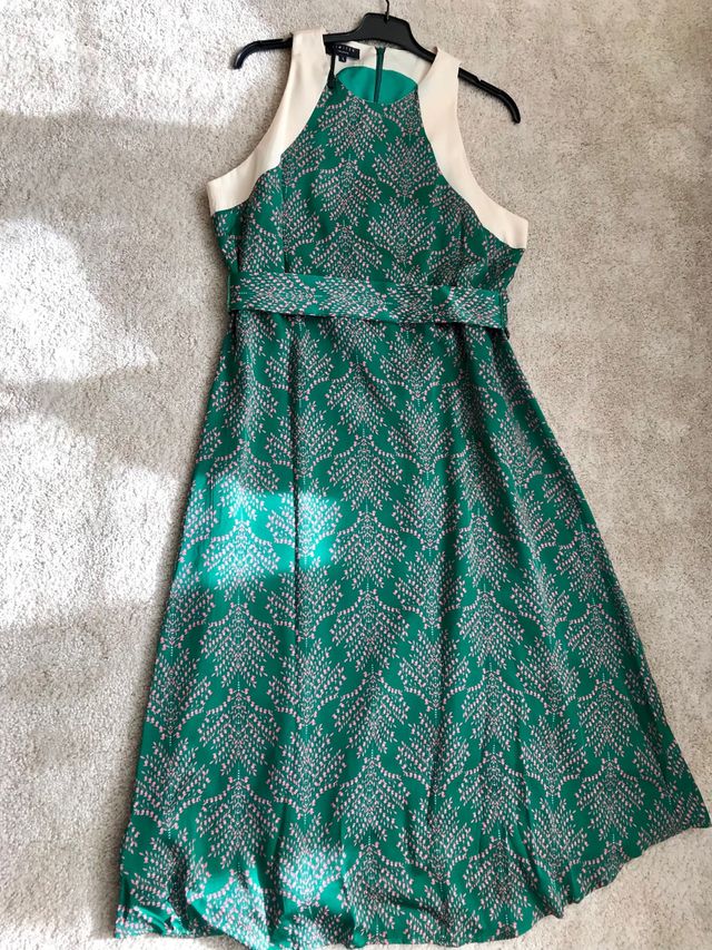 Vestido sedoso Trucco etiqueta