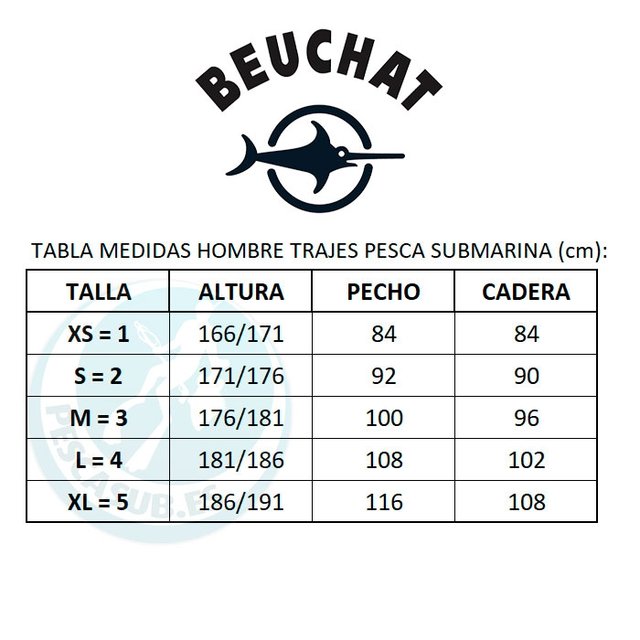 Traje Beuchat Espadon Equipe 3 mm