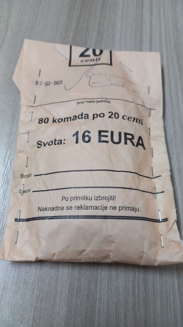 Croazia monete di euro