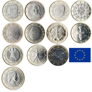 Monedas 1€ raras