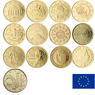 Monedas 50 cent euro raras