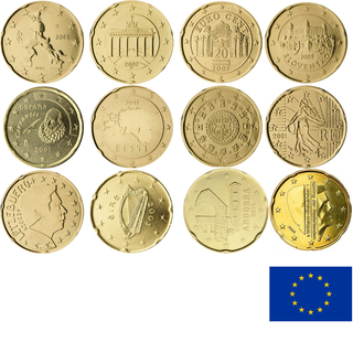 Monedas 20 cent euro raras