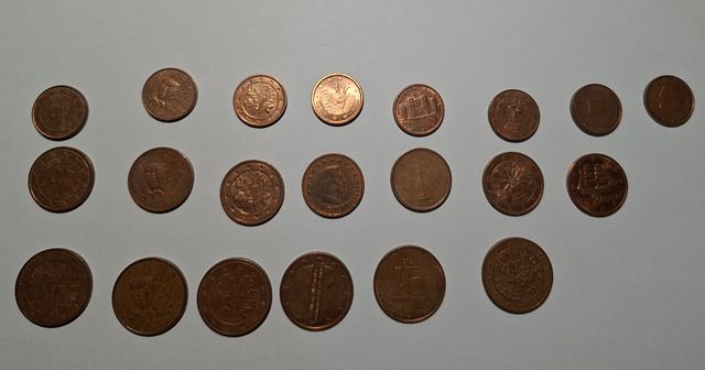Monedas de céntimo euro raras