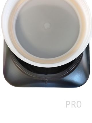 Bid\xf3n de pl\xe1stico de boca ancha | Gris | Sin Asas | 30 LITROS