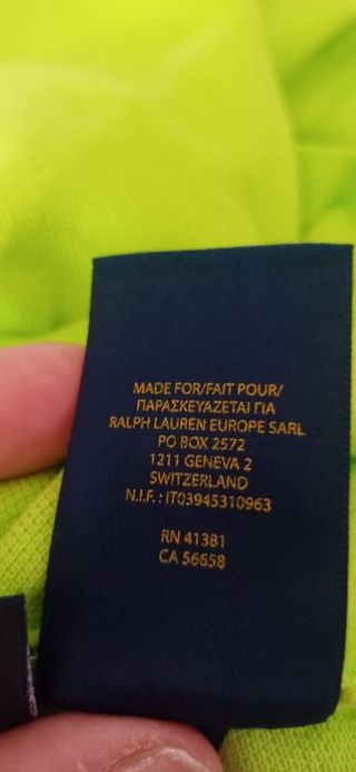 Ralph Lauren Polo Original Wimbledon Talla M