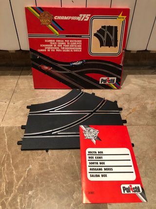 SCALEXTRIC POLISTIL SALIDA DE BOX NUEVO