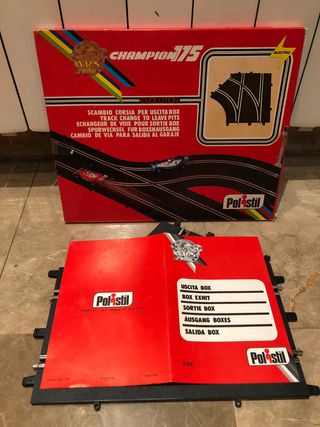 SCALEXTRIC POLISTIL SALIDA DE BOX NUEVO