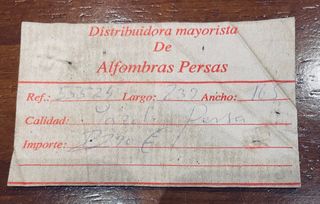 Alfombra Persa auténtica