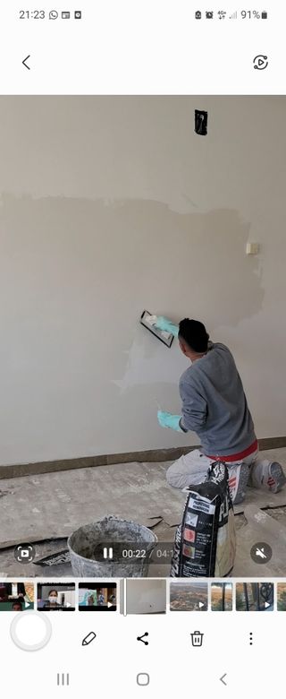 reformas en general, alisado, pintura