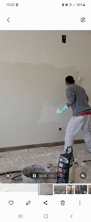 reformas en general, alisado, pintura