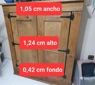 aparador,mueble,almacenaje de madera artesanal
