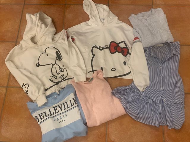 Lote de Sudaderas y camisas talla 10/12