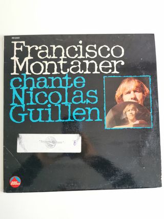 Vinilo Francisco Montaner Chante Nicolas Guillen
