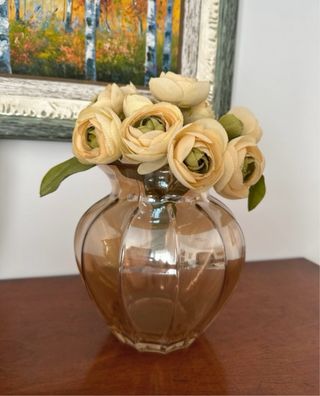 Jarrón Zara Home cristal brillo muy decorativo