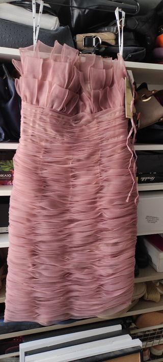 PRECIOSO VESTIDO TALLA M L  BODAS COMUNIONES BAUTI