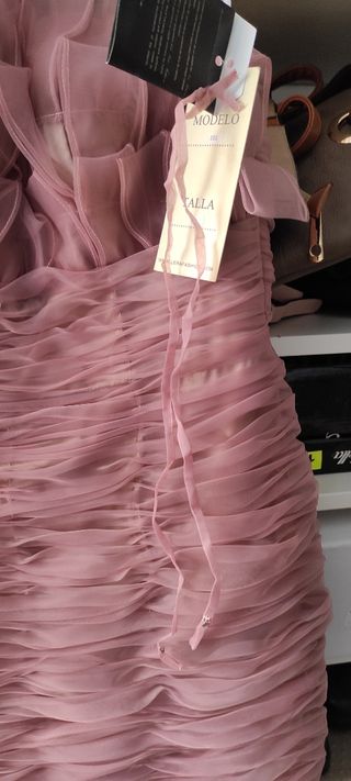 PRECIOSO VESTIDO TALLA M L  BODAS COMUNIONES BAUTI