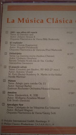 CD música clásica y sonido delfines