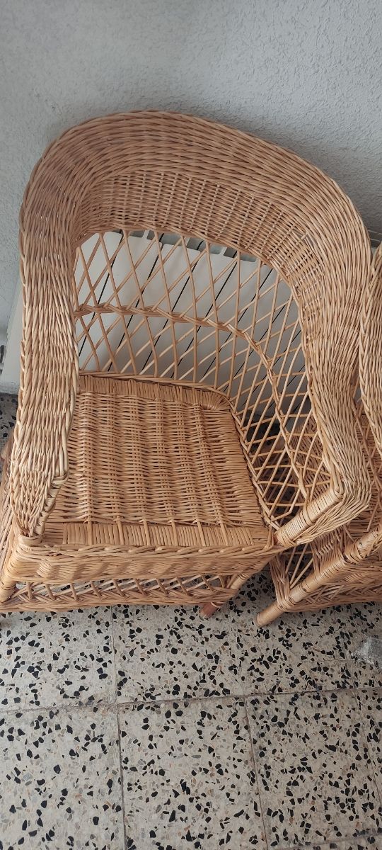 Sillas de mimbre