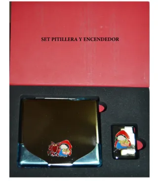 LLAVERO Y ESPEJITO CAPERUCITA