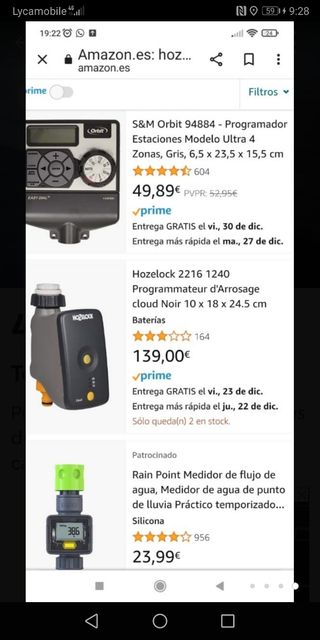 Programador de riego