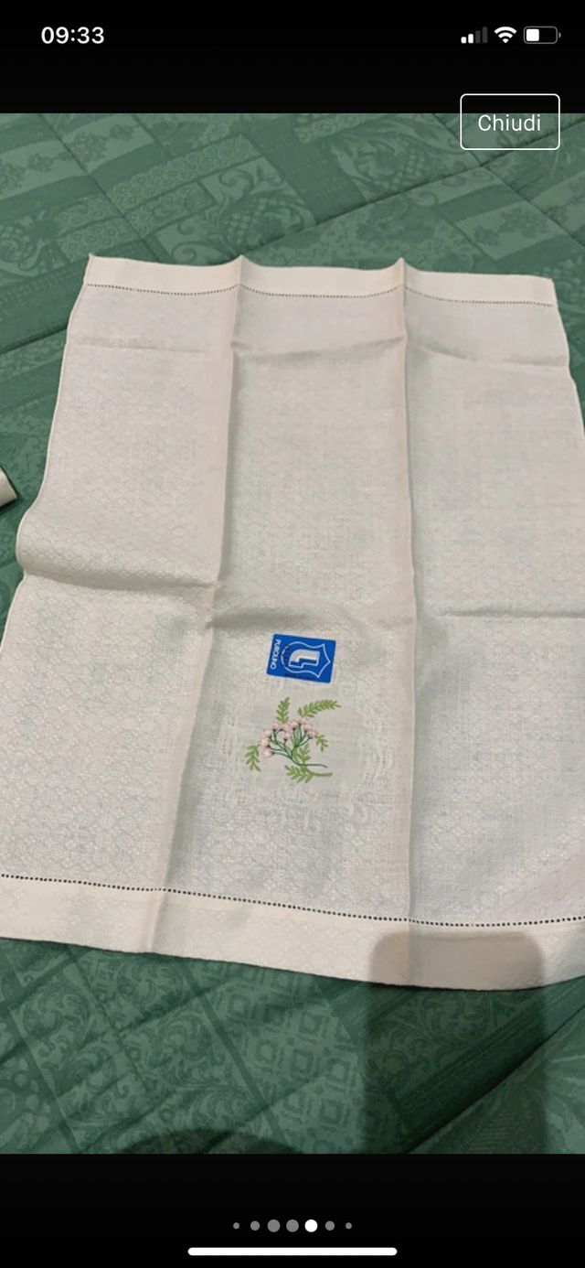 Set n.3 coppie asciugamano (1+1) puro lino