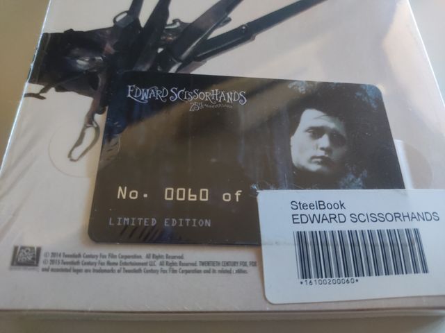 Edward Scissorhands. Limited Edition Filmarena.