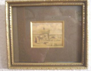 CUADROS MINIATURA INGLESES. AÑOS 20.