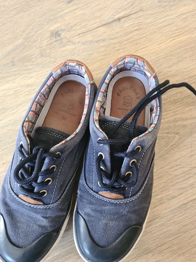 botas niño de piel talla 32