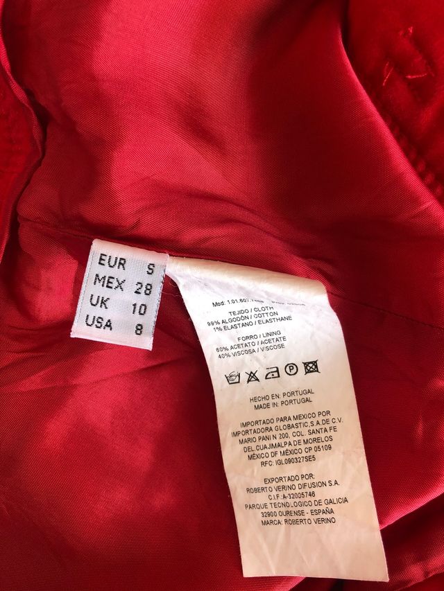 Falda corta Roberto Verino