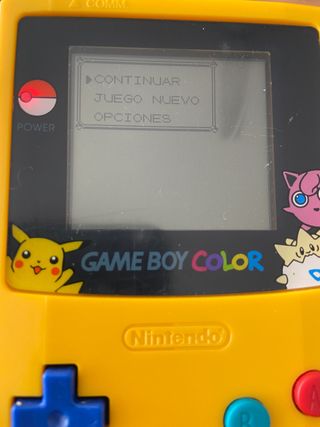 Pokémon Amarillo Game Boy Color