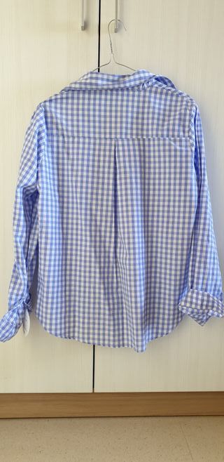 Camisa cuadros azul