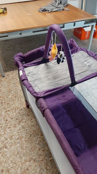 Parque infantil con cambiador