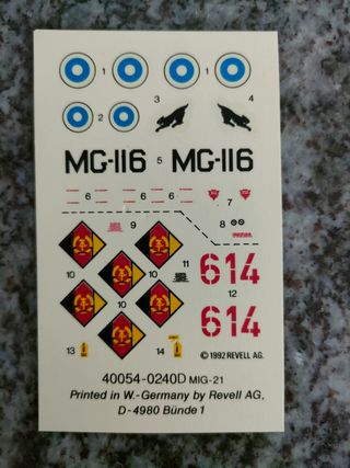 Maqueta MiG-21 Fishbed