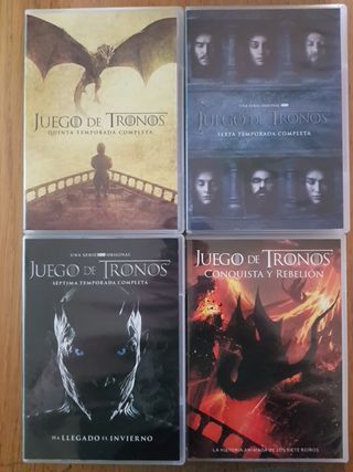 dvd Juego de Tronos Temporadas 1-7