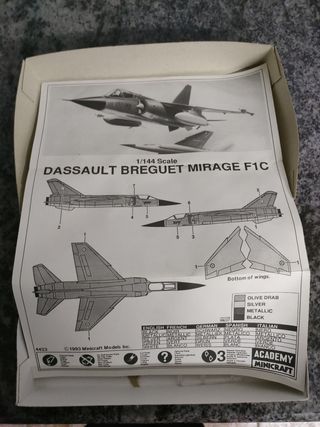 Maqueta Mirage F-1D