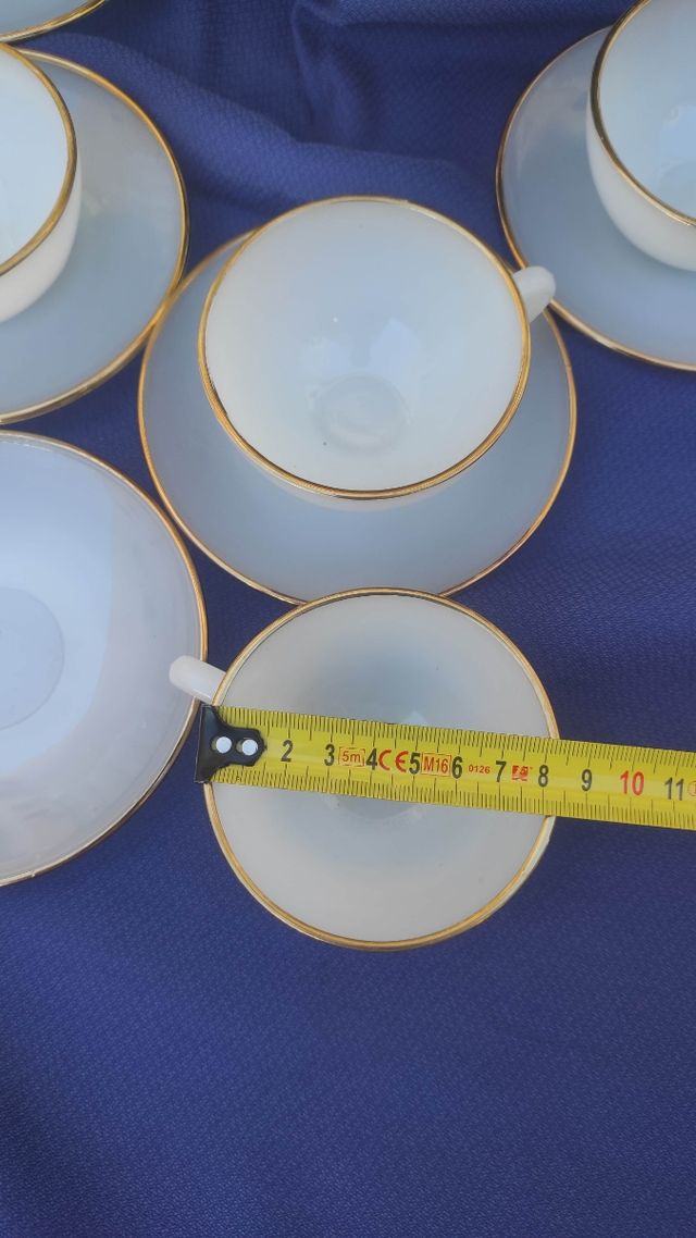 VAJILLA DE MERIENDA ARCOPAL "ARLEQUÍN".