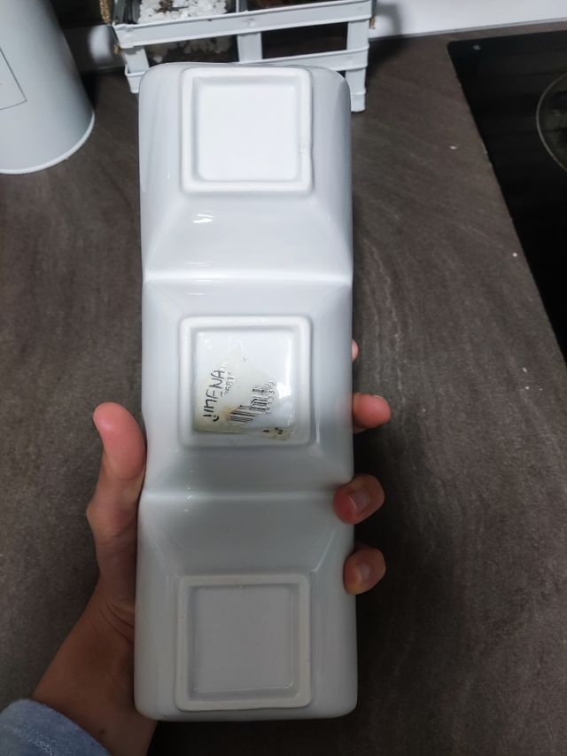 Bandeja con 3 departamentos