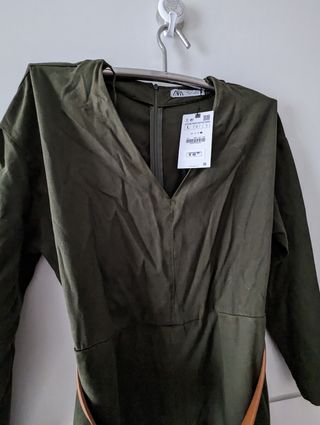 Zara. Mono cinturón T.  M