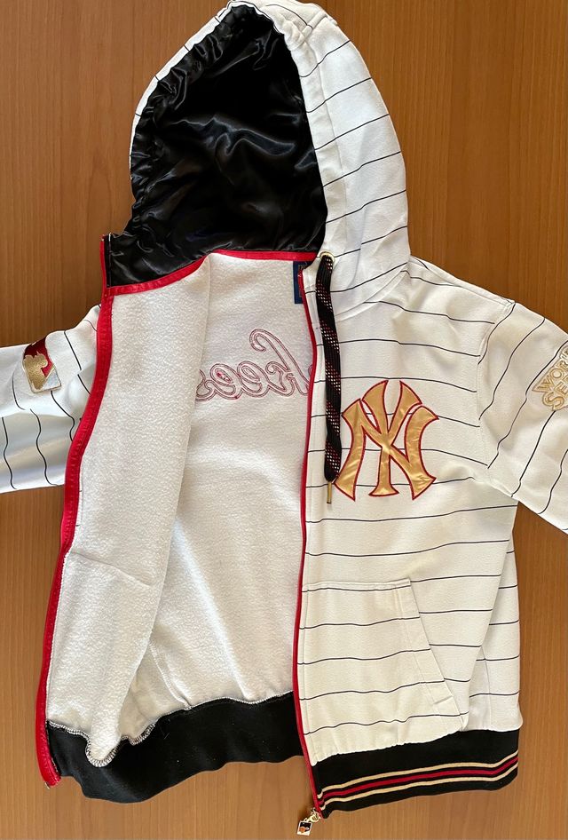 Giacca New York Yankees bianca-oro