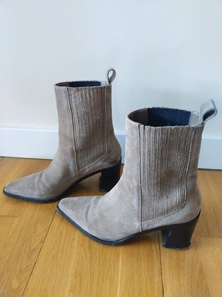 Botines de media caña 