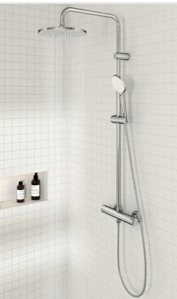 Conjunto de ducha con grifo termostatico