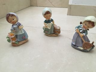 Figuras de resina (campesinas surtidas)